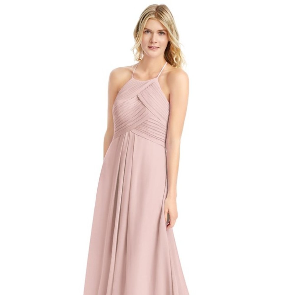 Azazie Ginger Bridesmaid Dress Dusty Rose